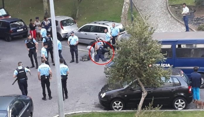 PSP agredido rio de mouro
