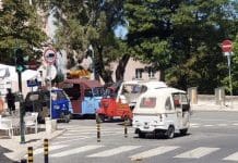 Tuk Tuk’s organizam bloqueio à vila de Sintra