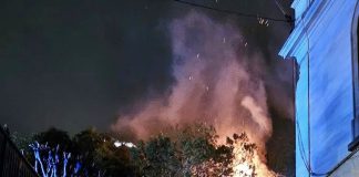 Incêndio em habitação na Vila Velha