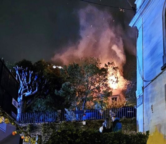 Incêndio em habitação na Vila Velha