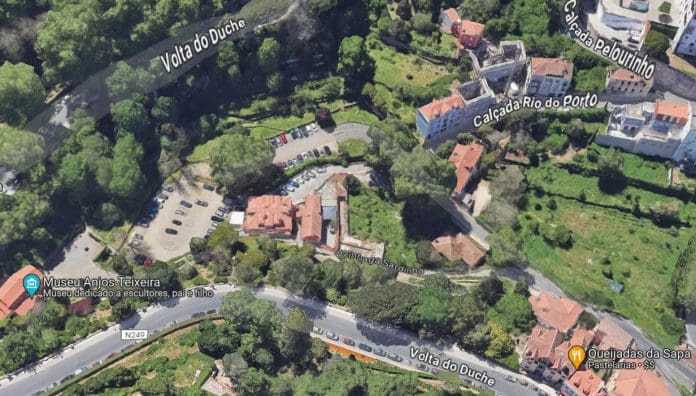 calçada do Rio do Porto, sintra imagem google maps