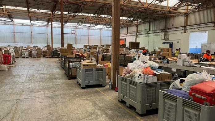 mercadona Armazém cedido para doações