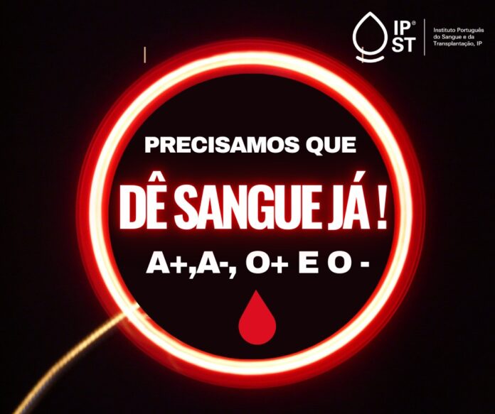Instituto do Sangue apela para dádiva de sangue após época dos vírus respiratórios