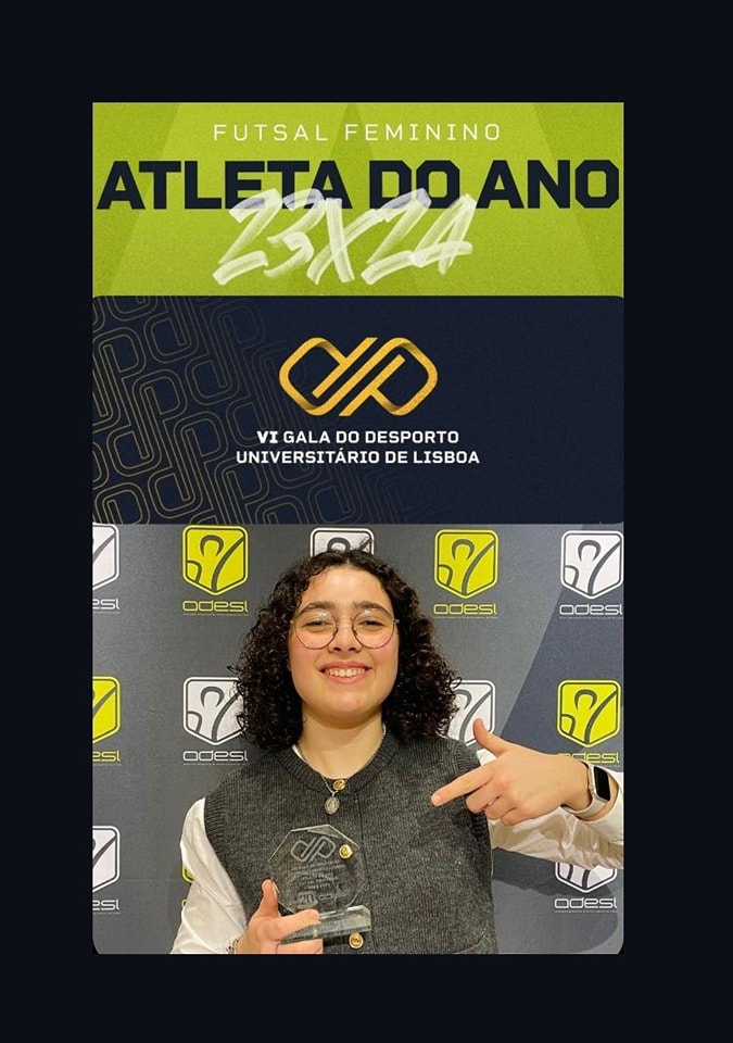 Madalena Costa, distinguida Atleta do Ano Futsal Feminino 2023/2024
