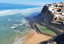 Praia Grande e Praia das Azenhas do Mar interditadas devido à depressão Ingrid