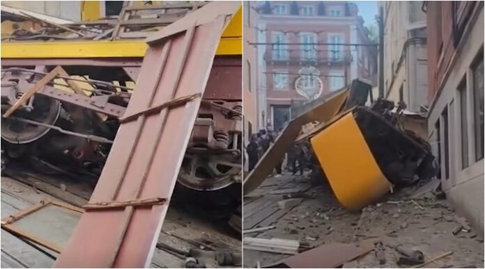 elevador da gloria frame video SIC Notícias