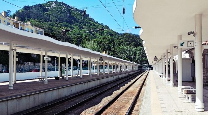 estação de Sintra obras a