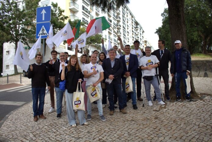 chega em ação de campanha