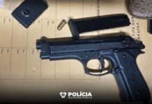 Detido com arma proibida e tráfico de estupefacientes em Rio de Mouro