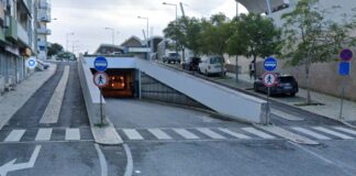 Acesso rodoviário à estação da CP de Agualva-Cacém | Imagem: Google Maps / arquivo